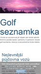 Mobile Screenshot of golf-seznamka.cz